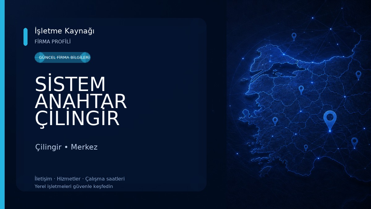 SİSTEM ANAHTAR ÇİLİNGİR 