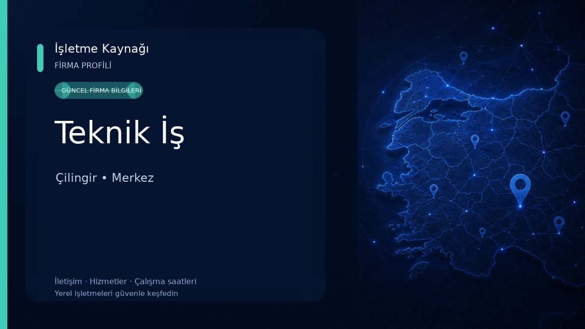 Teknik İş Çilingir