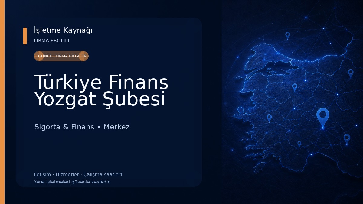 Türkiye Finans Yozgat Şubesi 