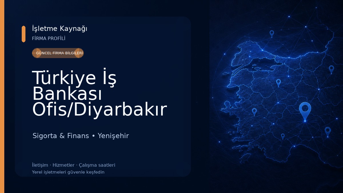 Türkiye İş Bankası Ofis/Diyarbakır Şubesi