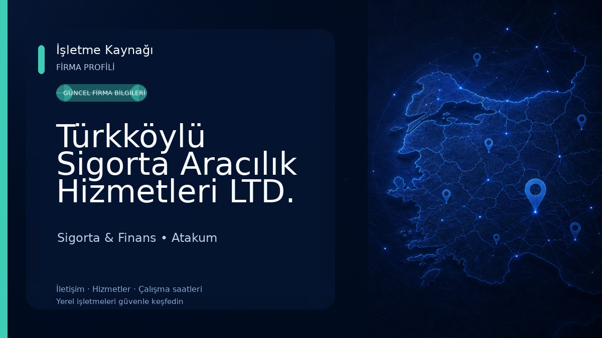 Türkköylü Sigorta Aracılık Hizmetleri LTD. ŞTİ. Sigorta & Finans