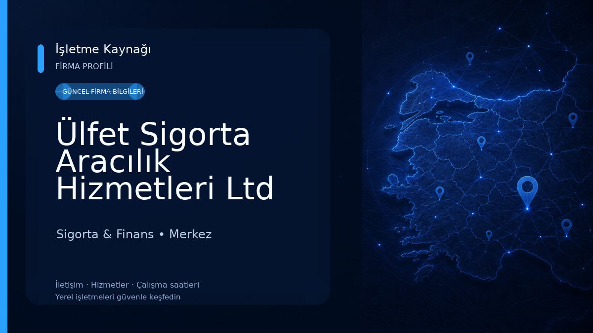 Ülfet Sigorta Aracılık Hizmetleri Ltd Şti Sigorta & Finans