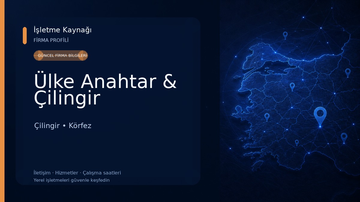 Ülke Anahtar & Çilingir 