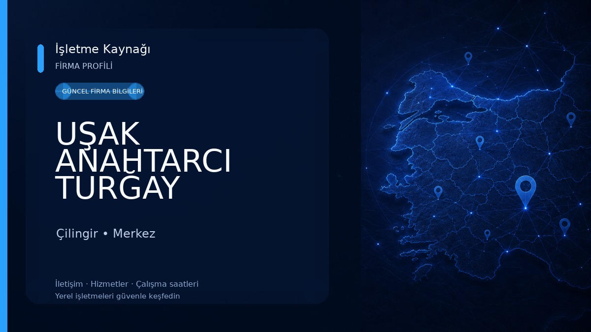 UŞAK ANAHTARCI TURĞAY Çilingir