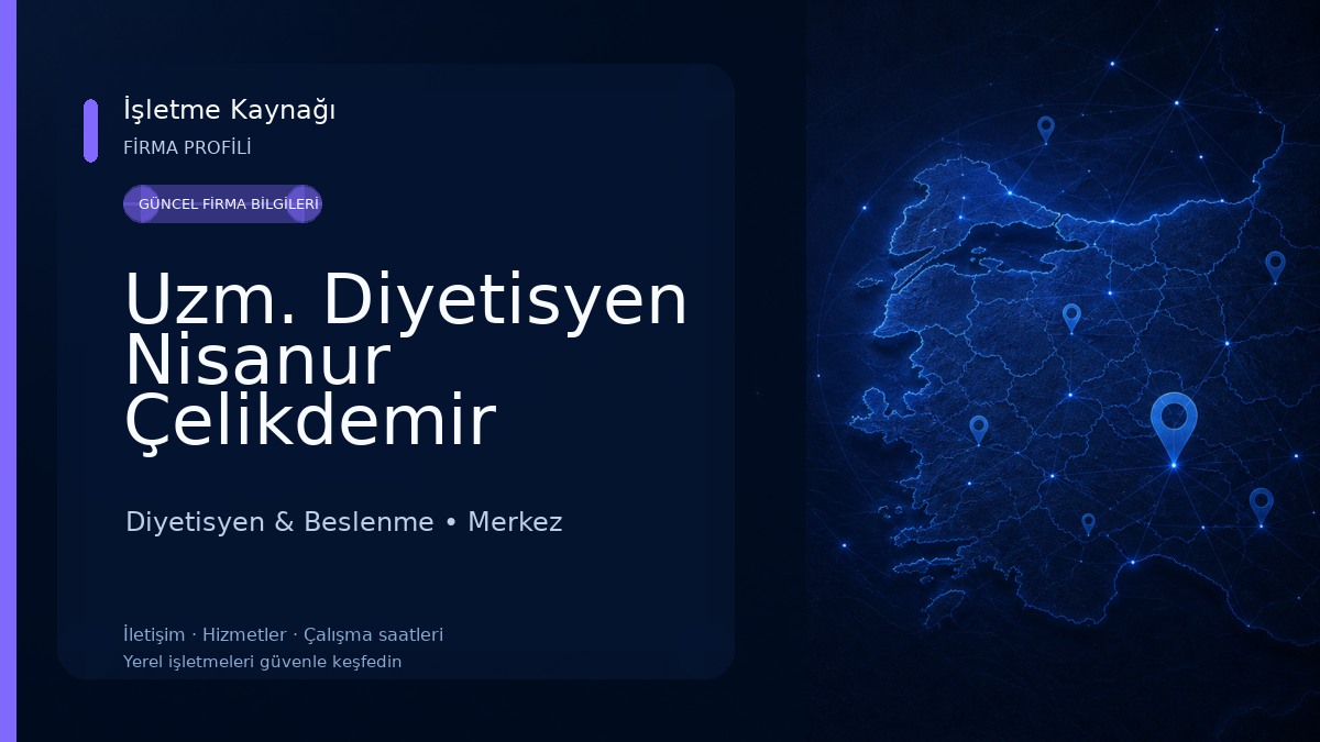 Uzm. Diyetisyen Nisanur Çelikdemir