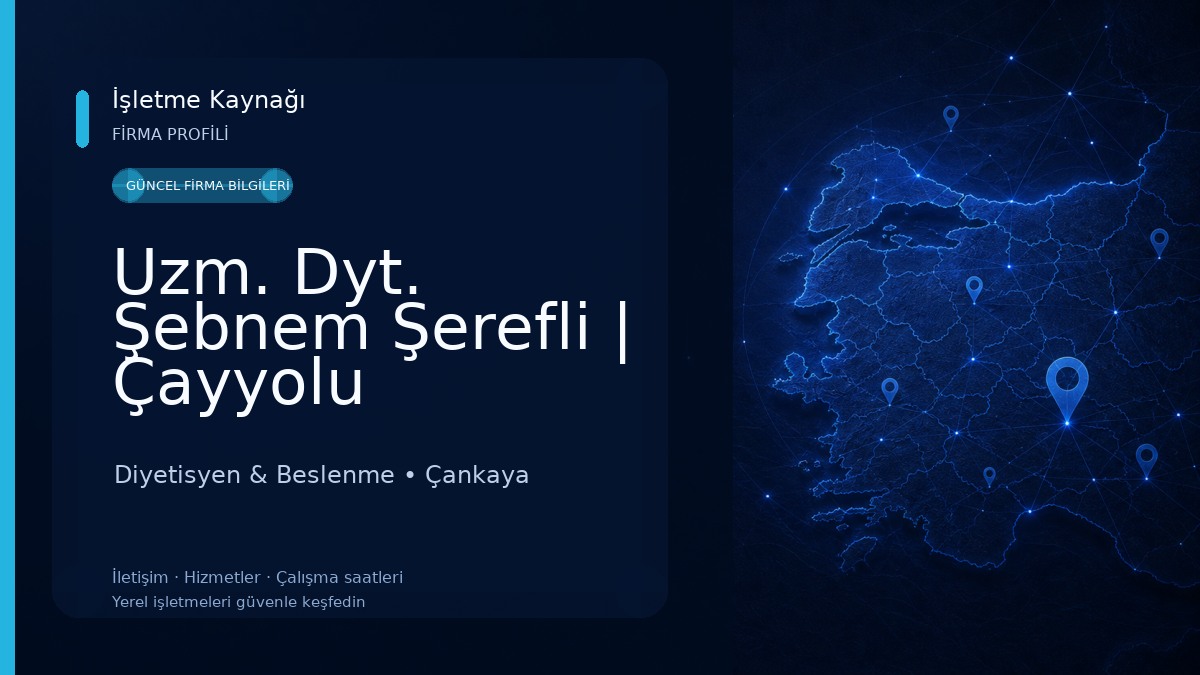 Uzm. Dyt. Şebnem Şerefli | Çayyolu Diyetisyen | Ümitköy Diyetisyen | Yaşamkent Diyetisyen Diyetisyen & Beslenme