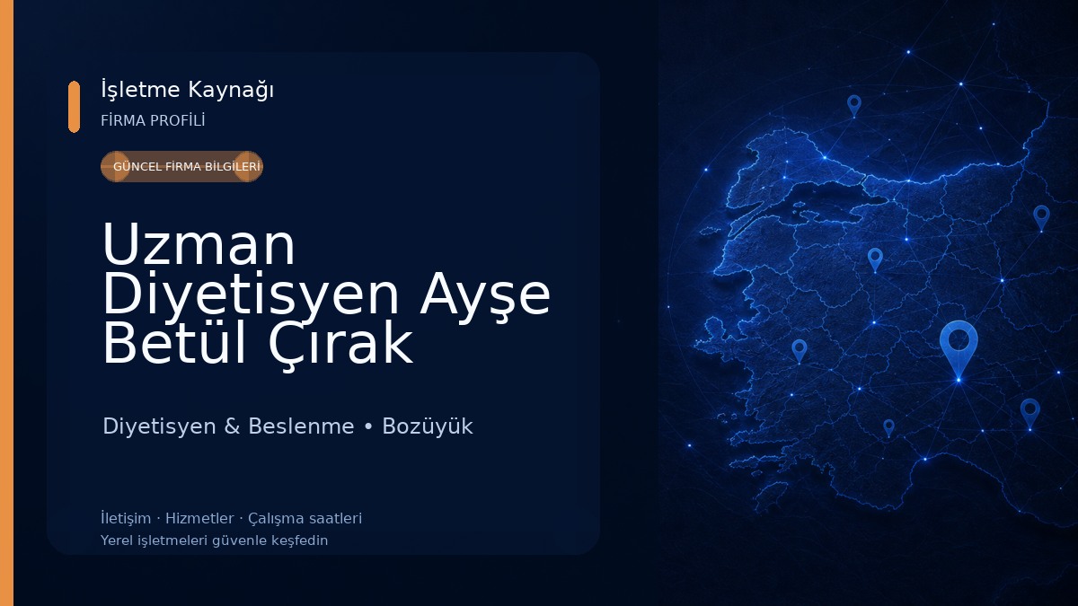 Uzman Diyetisyen Ayşe Betül Çırak Diyetisyen & Beslenme