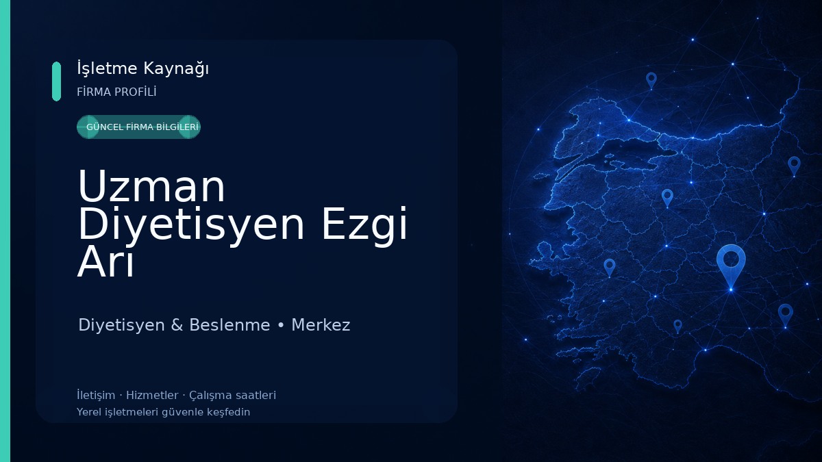 Uzman Diyetisyen Ezgi Arı Diyetisyen & Beslenme