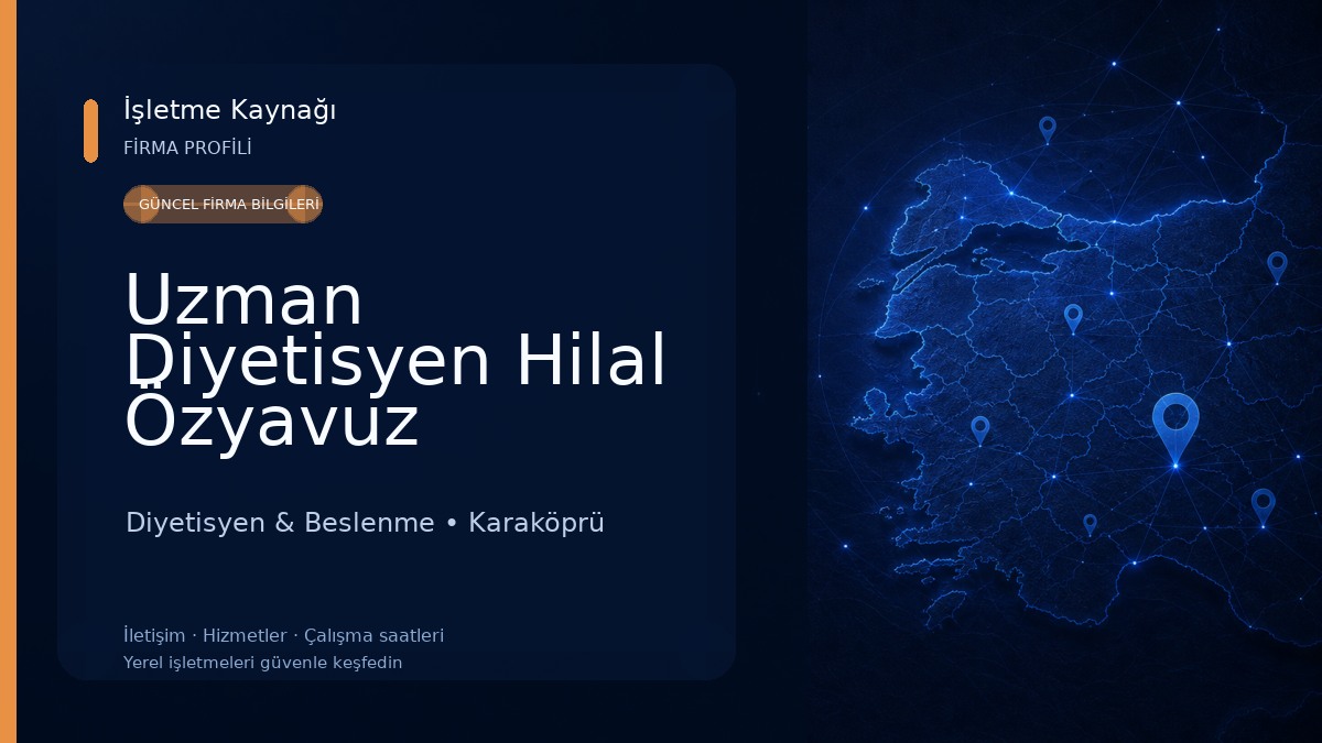 Uzman Diyetisyen Hilal Özyavuz Diyetisyen & Beslenme