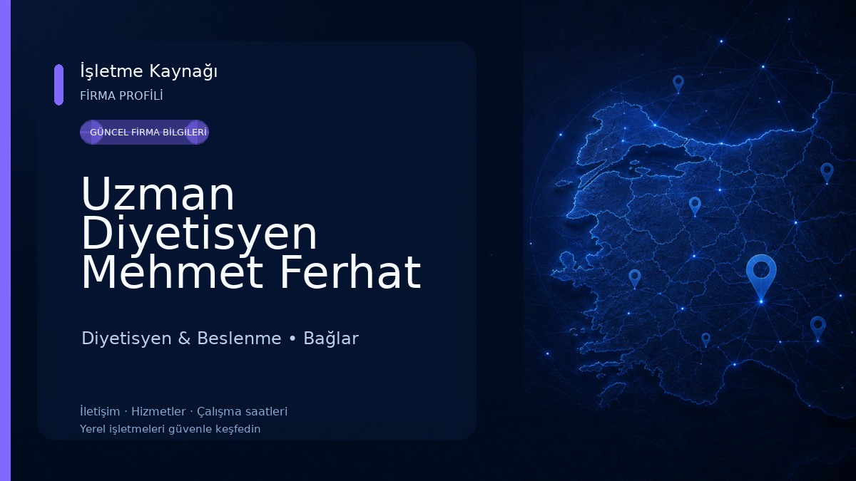 Uzman Diyetisyen Mehmet Ferhat ESER