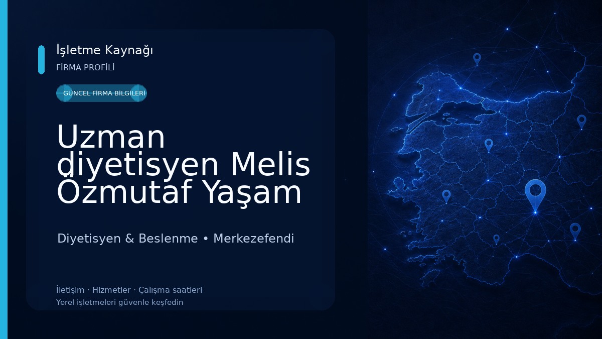 Uzman diyetisyen Melis Özmutaf Yaşam Merkezi - denizli diyetisyen 