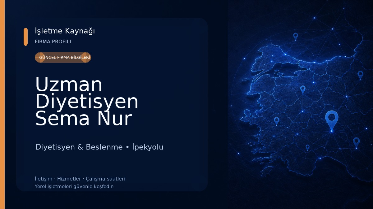Uzman Diyetisyen Sema Nur Arslan Beslenme ve Diyet Danışmanlık Merkezi