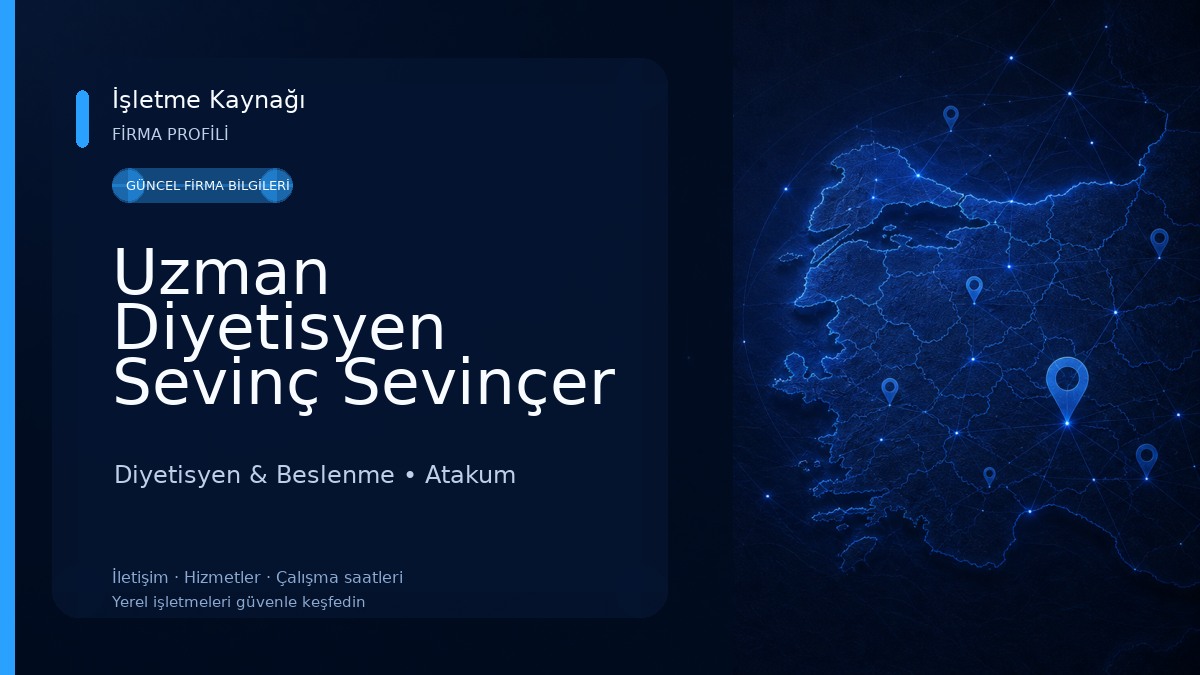 Uzman Diyetisyen Sevinç Sevinçer Diyetisyen & Beslenme