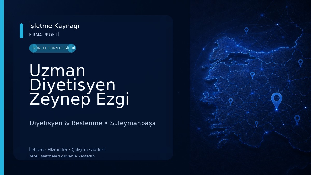 Uzman Diyetisyen Zeynep Ezgi Türkoğlu
