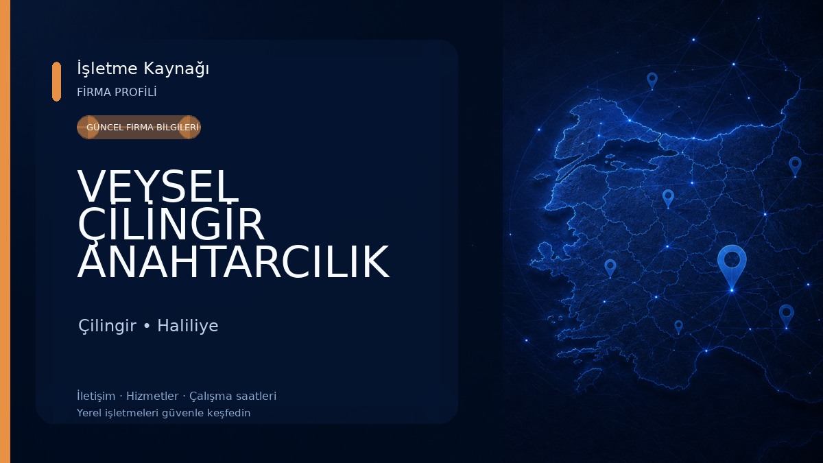 VEYSEL ÇİLİNGİR ANAHTARCILIK Çilingir