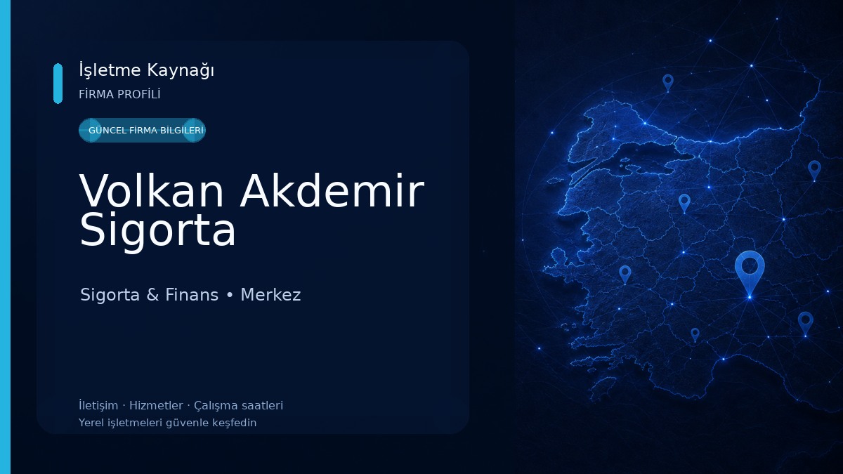 Volkan Akdemir Sigorta Sigorta & Finans