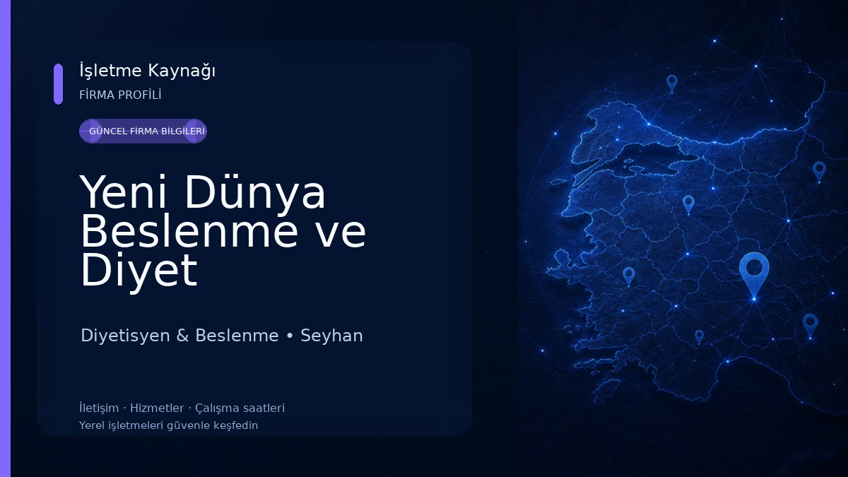 Yeni Dünya Beslenme ve Diyet Danışmanlığı