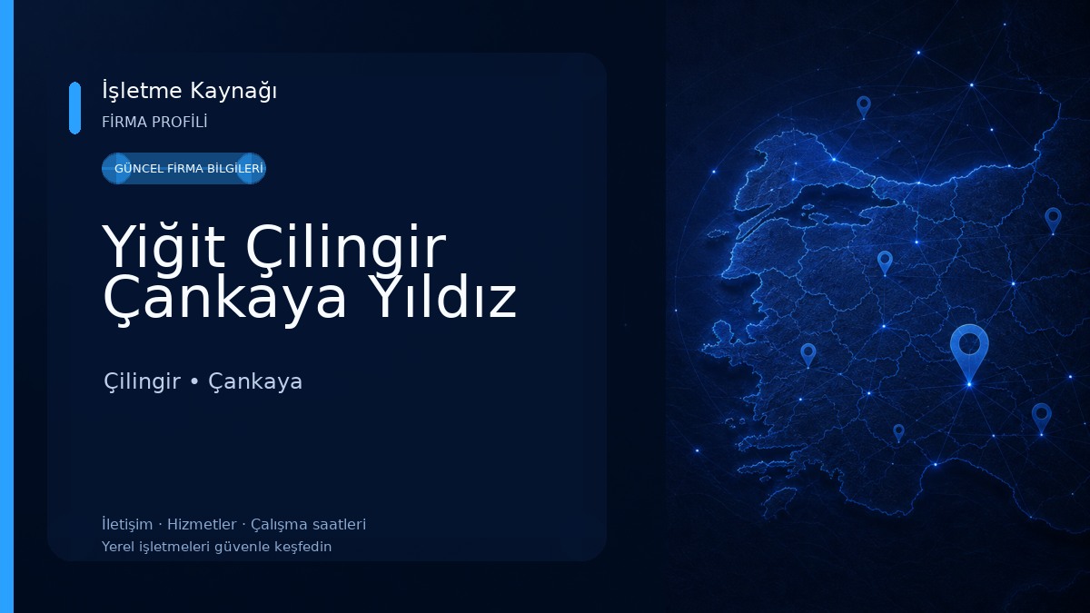 Yiğit Çilingir Çankaya Yıldız Çilingir