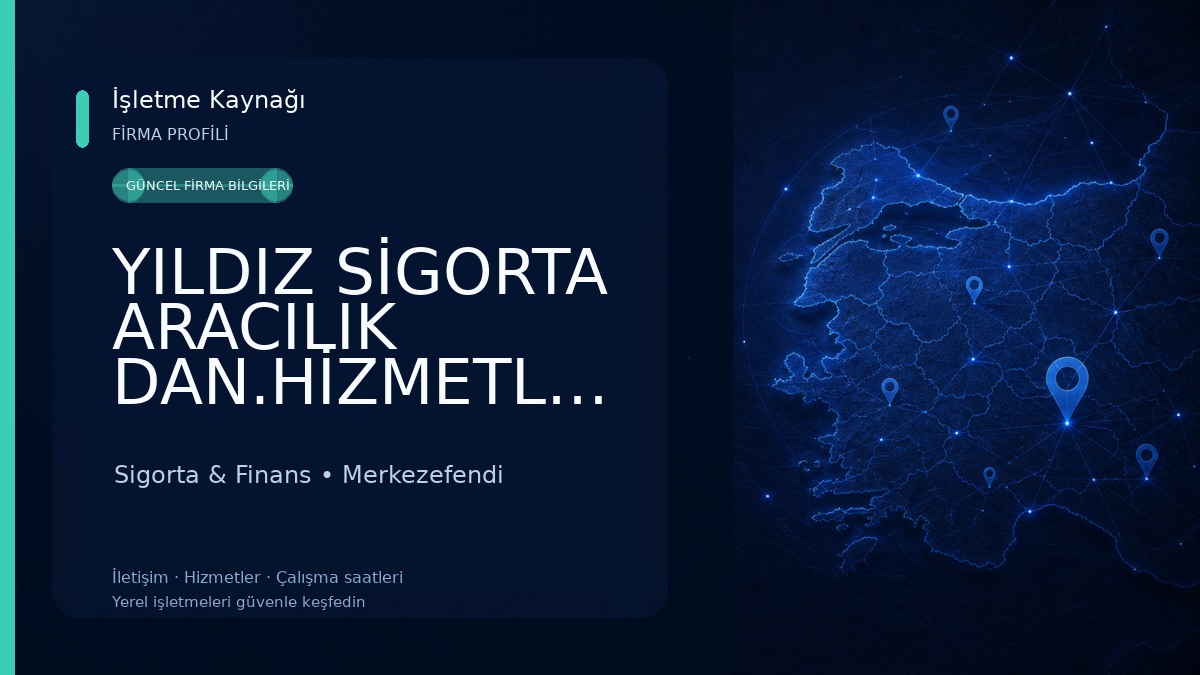 YILDIZ SİGORTA ARACILIK DAN.HİZMETLERİ Sigorta & Finans