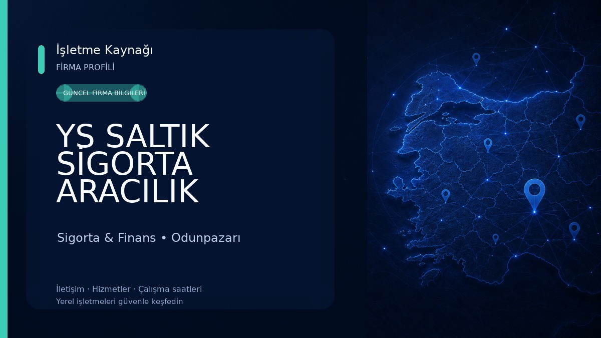 YS SALTIK SİGORTA ARACILIK HİZMETLERİ Sigorta & Finans