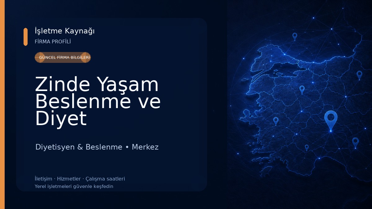 Zinde Yaşam Beslenme ve Diyet Danışmanlığı 