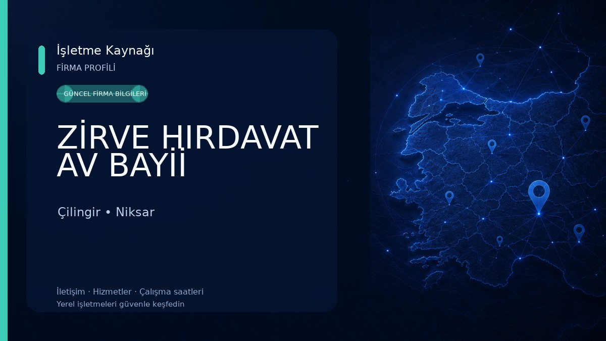 ZİRVE HIRDAVAT AV BAYİİ 